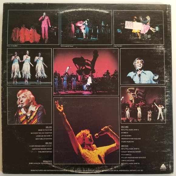 Barry Manilow Live Album Vinyl 2 Disc Lp Record Set ⏺3/$40+Free Shipping🚚 - Picture 14 of 17